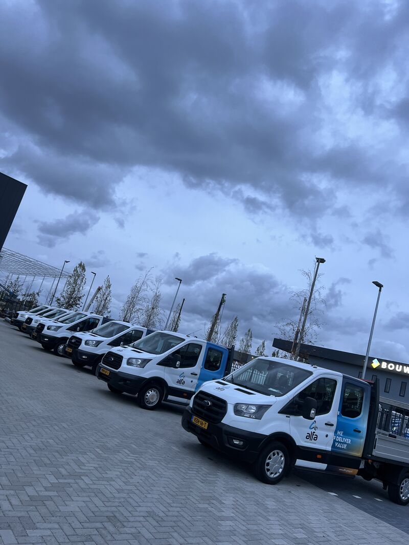 Wagenpark bestelbussen en bedrijfsvoertuigen